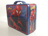2017 Marvel Spider-Man Embossed Tin Metal Lunch Box