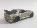 2009 Hot Wheels Dream Garage Nissan Skyline Metalflake Gold Die Cast Toy Car Vehicle