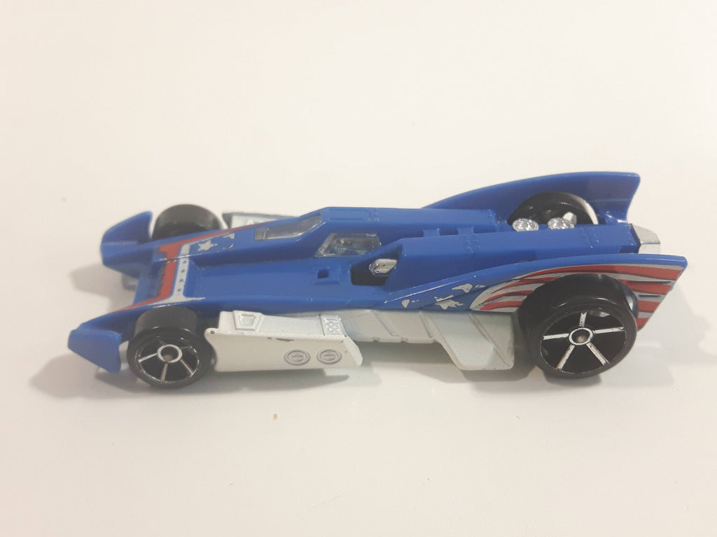 2009 Hot Wheels Track Stars RD-10 Blue Die Cast Toy Car Vehicle ...