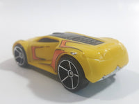 2009 Hot Wheels Track Stars Ultra Rage Yellow Plastic Body Die Cast Toy Car Vehicle
