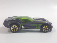 2009 Hot Wheels HW Designs Pony-Up Metallic Purple Die Cast Toy Car Vehicle