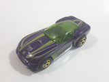 2009 Hot Wheels HW Designs Pony-Up Metallic Purple Die Cast Toy Car Vehicle