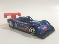 2010 Hot Wheels HW Racing Riley and Scott Mk III Pearl Blue Die Cast Toy Race Car Vehicle