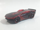 2009 Hot Wheels Track Stars Solar Reflex Black and Red Die Cast Toy Car Vehicle
