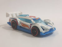 2013 Hot Wheels HW Racing - HW Race Team Super Blitzen Pearl White Die Cast Toy Race Car Vehicle
