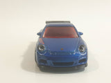 2011 Hot Wheels Porsche 911 GT3 RS Metalflake Dark Blue Die Cast Toy Car Vehicle