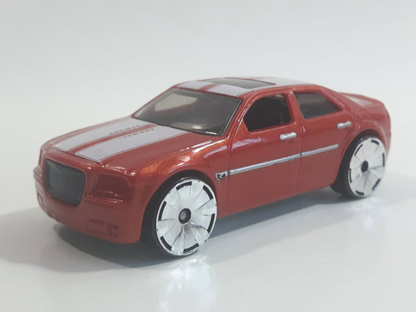 2009 Hot Wheels Track Stars Chrysler 300C Hemi Red Die Cast Toy Car Vehicle