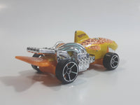 2011 Hot Wheels Creature Cars Sharkruiser Yellow Die Cast Toy Car Shark Shaped Vehicle