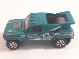 2007 Matchbox MBX Metal Adventure Ridge Raider Dark Teal Green Die Cast Toy Car Vehicle