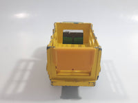 Vintage Tonka Farm Livestock Truck Green and Yellow Pressed Steel Toy Car Vehicle with Opening Rear Gate Made in Japan