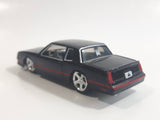 Maisto Ridez 1986 Chevrolet Monte Carlo SS Black Die Cast Toy Car Vehicle with Rubber Tires