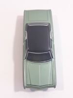 Johnny Lightning Muscle Cars No. 942 1968 Chevy Impala Satin Mint Green with Black Roof Die Cast Toy Car Vehicle with Opening Hood