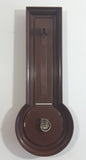 Vintage Springfield Accu-Temp Wood Texture Plastic Case Thermometer Hygrometer Weather Station