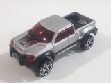 2001 Hot Wheels First Editions Mega Duty Truck Silver Die Cast Toy Car Vehicle