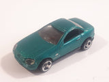 2000 Hot Wheels Mercedes SLK Metallic Aqua Green Die Cast Toy Car Vehicle