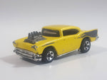 1996 Hot Wheels '50's Favorites '57 Chevy Yellow Die Cast Toy Muscle Car Vehicle