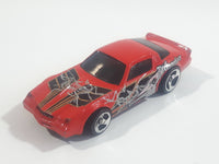 2001 Hot Wheels Fossil Fuels Chevrolet Camaro Z28 Red Die Cast Toy Muscle Car Vehicle