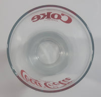 Coca-Cola Coke Soda Pop Red Lettering 6" Tall Glass Fountain Cup Collectible