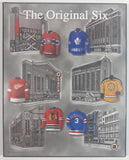 NHL Ice Hockey The Original Six Team Rink Arena Colosseum History 8" x 10" Hardboard Wall Plaque