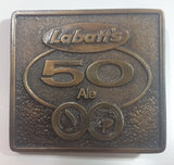 Vintage 1977 Labatt's 50 Ale Metal Belt Buckle Beer Bottle Opener by Jimm Watson