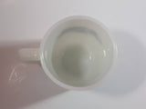 Vintage 1965 Anchor Hocking Fire King Schulz Snoopy and Woodstock "At Times Life Is Pure Joy!" White Milk Glass Coffee Mug