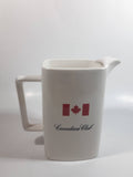 Vintage Wade PDM England Canadian Club White Pottery Pub Whiskey Jug Pitcher