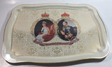 Vintage 1977 The Queen's Silver Jubilee Metal Beverage Tray British Royals Collectible