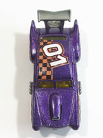 2012 Hot Wheels Thrill Racers City Stunt Jaded Metalflake Purple Die Cast Toy Car Vehicle