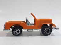 Unknown Brand 8006 Jeep S & C Construction Corporation Orange with Chrome Die Cast Toy Car Vehicle