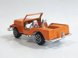 Unknown Brand 8006 Jeep S & C Construction Corporation Orange with Chrome Die Cast Toy Car Vehicle