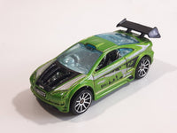 2007 Hot Wheels HW Design Asphalt Assault Green Die Cast Toy Car Vehicle