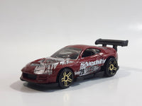 2006 Hot Wheels Drift Kings Super Tsunami Dark Red Die Cast Toy Car Vehicle