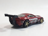 2006 Hot Wheels Drift Kings Super Tsunami Dark Red Die Cast Toy Car Vehicle