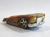 2004 Hot Wheels First Editions Hardnoze Hardnoze '74 Chevy Monte Carlo Metalflake Gold Die Cast Toy Car Vehicle