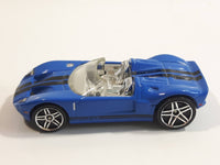 2007 Hot Wheels Ford GTX1 Enamel Blue Die Cast Toy Car Vehicle