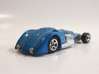2007 Hot Wheels Heat Fleet Hammered Coupe Light Blue Die Cast Toy Car Hot Rod Vehicle