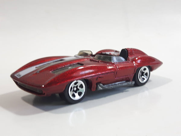 2006 Hot Wheels Corvette Stingray Racer Concept Red Die Cast Toy Car Vehicle
