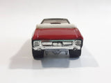 2011 Hot Wheels Chevy '70 Chevelle SS Convertible Metallic Dark Red Die Cast Toy Car Vehicle