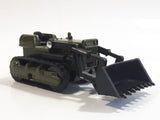 Unknown Brand N8633 Bulldozer Army Green Die Cast Toy Car Vehicle with Rubber Tracks