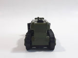 Unknown Brand N8633 Bulldozer Army Green Die Cast Toy Car Vehicle with Rubber Tracks