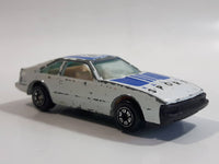 Vintage Yatming Toyota Celica Flying Engine #36 No. 1036 White Blue Rally Sport Die Cast Toy Race Car Vehicle