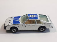 Vintage Yatming Toyota Celica Flying Engine #36 No. 1036 White Blue Rally Sport Die Cast Toy Race Car Vehicle