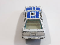 Vintage Yatming Toyota Celica Flying Engine #36 No. 1036 White Blue Rally Sport Die Cast Toy Race Car Vehicle