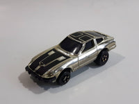 Vintage 1980 Kidco Burnin' Key Cars Datsun 280ZX Turbo Gold Chrome and Black Plastic Body Toy Car Vehicle - No Key - 1/64 - Macao