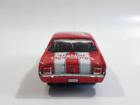 VHTF 1999 ERTL RC2 1964 Ford Mustang NHL Detroit Red Wings Ice Hockey Team Red and White Die Cast Toy Car Vehicle with Opening Hood and Rubber Tires