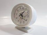 Vintage Westclox Baby Ben Glow in the Dark Hands White Windup Alarm Clock Made in U.S.A.