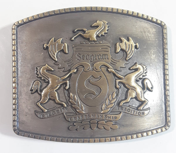 2012 Seagram's Whiskey Metal Belt Buckle