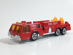 Unknown Brand Fire Dept Ladder Truck Red Die Cast Toy Car Vehicle Missing Ladder