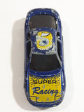 Yat Ming No. 805 1989-1993 Toyota Celica Turbo AWD 5th Gen T180 "Super Racing" #5 Blue Die Cast Toy Car Vehicle