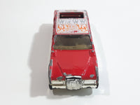 2002 Hot Wheels Happy Birthday Limozeen Red Enamel Die Cast Toy Car Limousine Limo Vehicle